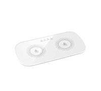 Generchin Plaque Chauffante Électrique pour Aliments, Set de Table Chaud, Set de Table, Assiettes Chauffantes Longue Durée pour, Assiette à Dîner, Blanc
