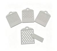 Generchin Plateau de Comptage de Perles 3/4/8 mm Léger Portable | Fabriqués en plastique , plateaux sont petits et légers, faciles à transporter pour tout projet créatif nomade.