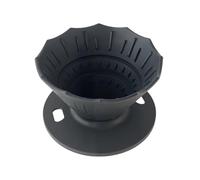Generchin Pollable Verser sur Le Café Dripper Silicone Camping Coffee Filtre pour Le Camping Bureau Hom Coffee Accessories Black