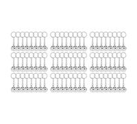 Generchin Porte-CléS Boule Disco, 72 PièCes, Cadeaux de FêTe Boule Disco, Porte-CléS Disco des AnnéEs 70, Porte-CléS Boule à Facettes ArgentéE, FêTe de