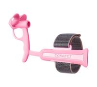 Generchin Porte-Crayon Anti-Adhérence pour Poignet, Idéal pour L'Écriture et le Dessin, Idéal pour les Enfants Débutants, Rose