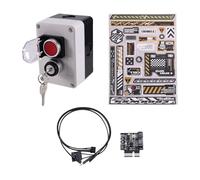 Generchin pour Bouton de Commutation Filaire pour Dispositif de Lancement Nu ire Clé pour Boîtier PC