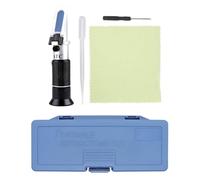 Generchin Réfractomètre pour Miel avec ATC Réfractomètre pour Humidité Du Miel, Multimètre Manuel Multifonctionnel pour Antigel et Point de Congélation