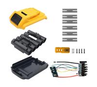 Generchin Remplacement Du Boîtier de Batterie, Pièces de Rechange de Batterie 18 V/20 V 2,0 Ah 3 Ah 4,0 Ah, Coque de Couvercle de Batterie, Pièce de Kit de Réparation