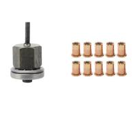 Generchin Rivet Manuel, Vis, Rivet, Écrou, Adaptateur pour Plaque D'Immatriculation en Métal, Installation Simple, 11 Pièces M3