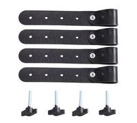 Generchin Sangles Piano Verrouillage Ajustable Clavier Électronique Noire | Grâce à la sangle réglable, ajustez la tension pour s'adapter au support pliant et assurer la stabilité sur divers lieux.
