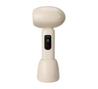 Generchin Sèche-Cheveux Portable Mini Sans Fil Silencieux pour Enfants, Sèche-Cheveux de Voyage Adapté Aux Cheveux et à la Peau Délicate, 3 Réglages de Vitesse.
