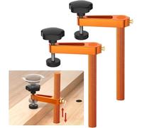 Generchin Serre-Joint d'Établi Installation Sans Outil, Une Main Pratique | Installation sans outil et verrouillage à une main pour gagner du temps, ajustement et confort d'utilisation.