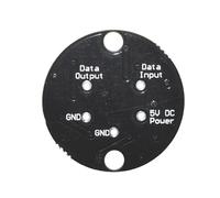 Generchin SK6812 RGBW Round Couleur Full Color Black Point Single Control Ring Development Board 7 Bits DC5V pour Les Projets D'Éclairage