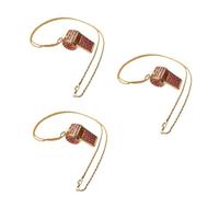 Generchin Style Collier Rose Rouge, Sifflet D'Arbitre Incrusté de Diamants Exquis, Joli Sifflet en Strass, Sifflet en Métal
