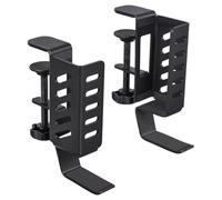 Generchin Support Vertical pour Ordinateur Portable Côté Bureau,Support Bureau pour Ordinateur Portable sans Perçage,Support Suspendu pour Côté Bureau,Pince sur Bureau A