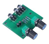Generchin Table Stéréo2Entrées CasquesDirect Verte | Potentiomètre séparement le volume des deux canaux sans interférence entre eux.