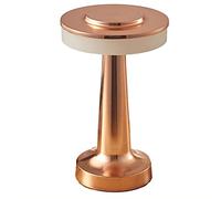 Generchin Tactile LED Lampe de Table Rechargeable Table à Manger Bar Lampe de Table ExtéRieure Petite Lampe de Nuit Lampe de Table DéCorative, Bronze