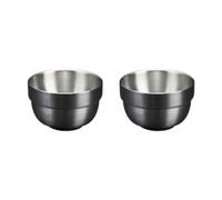 Generchin Tasse à Saké en Acier Inoxydable de 80 ML, Double Couche, Mini Tasse à Vin Blanc pour Tasses à Thé et à Eau, Ustensiles de Cuisine de Style Industriel, B