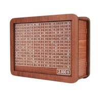 Generchin Tirelire avec Compteur, Boîte D'Économie d'argent, Tirelire Réutilisable avec Cible de Comptage -B