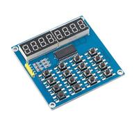 Generchin TM1650 Module Numérique à Tubes à Quatre Chiffres, 28 Touches, Interface, Clavier Matriciel à Deux Fils, 28 Touches