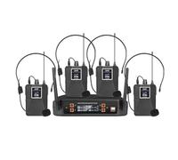 Generchin UHF Wireless 4-Channel Dynamic Microphone System for Weddings