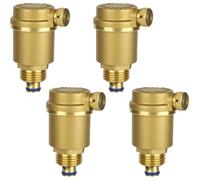 Generchin Vanne Automatique de Purge, Purgeur en Laiton G1/2 Pouce, Vanne de Radiateur pour Chauffe-Eau Solaire, Décharge de Pression.