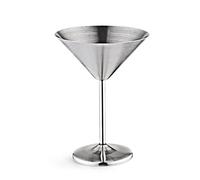 Generchin Verre à Cocktail en Acier Inoxydable Verre à Vin à Base ÉLevéE Verre à Vin Incassable Barre en MéTal Verre à Champagne Argent