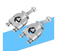 Generic 1 Paire de Pinces de Levage de Moto pour Barre de Poignée Argentée, Installation Facile, Montage de 7/8 '22mm, Stable et Ferme, pour les Amateurs de VTT