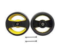 Generic 1 Paire de Roue de Poussette, Poussette Remplacement Roues, Accessoire de Roue de Poussette Durable Pratique à Utiliser, Pièces de Mise à Niveau, Roue de Chariot pour Bébé, roue arrière