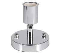 Generic 1 Support de Lampe Murale Moderne E27, Douille de Plafonnier Vintage, Soirée pour éclairage de Maison ou de Bureau pour Ampoules à Vis E27, Barre, Décoration (SILVER)