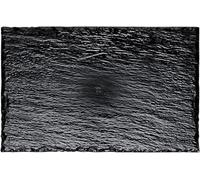 Generic - 10 Assiettes Ardoise PVC 30X15.8CM