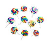 Generic 10 Broches Sucette Colorées en Plastique et Métal, Amusantes et Décoratives, Faciles à Porter, pour Paquet et Vêtements, Lot de 10 Pièces Plusieurs styles