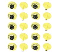 Generic 10 Pièces Marques d'Animaux Imperméables avec Puce EM4305, TPU Durable et Installation Facile pour la Gestion du bétail