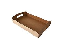 Generic - 10 Plateaux À POIGNÉES Carton 45X30CM Kraft
