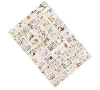 Generic 100 Feuilles de Papier Scrapbooking Vintage au Design Vintage Classique pour Bricolage, Planificateur, Journal, Album Photo, Papier Kraft adapté pour Manuel, Carnet de Notes (Type 1)