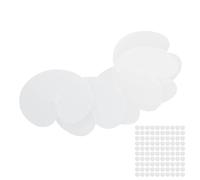 Generic 100 Pièces Bouclier Thermique Gardes Professionnel PVC Extension de Cheveux Entretoise Modèle pour Utilisation en Salon, Protège les Cheveux contre les Dommages Causés par la Chaleur