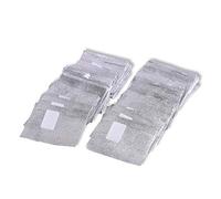 Generic 100 Pièces D'enveloppes de Retrait D'ongles en Papier D'aluminium, Dissolvant de Vernis Gel Efficace avec du Coton pour un Usage Professionnel en Salon et à la Maison, 9,1 X 6,8 Cm