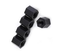 Generic 100 Pièces Entretoise Filetée Femelle M3 en Nylon Noir avec des Performances Stables pour les Circuits Imprimés PCB, L'isolation et les Interférences Anti-signal, Applicables pour les (M3*5)