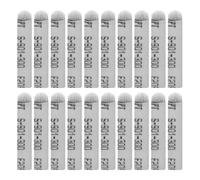 Generic 100 Pièces Lames de Microblading en Acier Inoxydable Argentées Forme en U Élasticité pour Maquillage Permanent Sourcils Professionnel