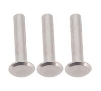 Generic 100 Set M3 Rivet Stud Set Tubulaire Double Cap Rivet Studs pour PU Cuir Vêtements Artisanat Alliage D'acier Inoxydable avec une Conception Facile à Utiliser pour une Fixation