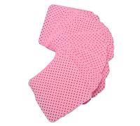 Generic 1000 Pièces Lingettes Douces Non Pelucheuses pour Enlever le Vernis Gel et Nettoyer la Colle des Cils pour les Artistes D'ongles à la Maison ou au Salon, Tampon en Coton Rose
