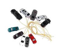 Generic 10x HO échelle Modèle Voiture Micro Paysage Mini Voitures pour 1/150 1/100