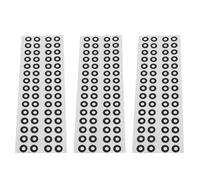 Generic 1200 pièces 3D Scanner Track Fissures 3 mm ID 7 mm OD colle forte mate marqueur point de référence avec colle pour matériel de scanner 3D