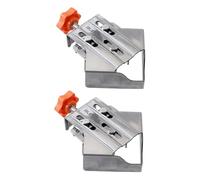 Generic 2 équerres D'angle Multifonctionnelles Renforcées à Angle Droit En Bois, Accessoire pour L'assemblage de Cadres et de Panneaux. Convient pour, 2 pièces forme fermée