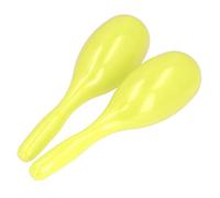 Generic 2 Hochets de Percussion à Main Maracas Musicaux pour Enfants et Adultes ;Idéal pour les Concerts et les Fêtes (YELLOW)