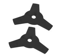 generic 2 Lames de Tête de en Acier au Manganèse à 3 Dents de 9 Pouces, Remplacement de Débroussailleuse Robuste pour Tondeuse à Gazon et Outils de Désherbage de Jardin, Ajustement