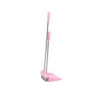 Generic 2 Pièces Accessoires de Maison de Poupée Ensemble de Ménage avec Serpillière et Balai Kit de Simulation Léger Adapté pour Le Développement de L, Rose