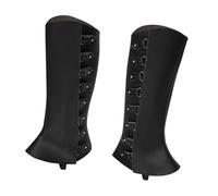 Generic 2 Pièces Couvre-bottes Pirate Cuir PU Protège-jambes Mode Rétro Steampunk Homme Cosplay Universel Adaptés Fête Vacances Théâtre Loisirs Extérieur, Noir