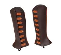 Generic 2 Pièces Couvre-bottes Pirate Cuir PU Protège-jambes Mode Rétro Steampunk Homme Cosplay Universel Adaptés Fête Vacances Théâtre Loisirs Extérieur, Café noir