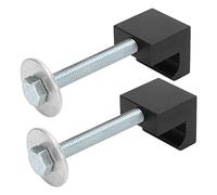 Generic 2 Pièces en Alliage D'aluminium J Crochets Croisés Boîte à Outils Robuste Arrimage Universel pour Camionnette Antirouille Haute Résistance Aucun Perçage Requis