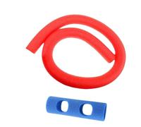 Generic 2 Pièces Frite de Piscine avec Connecteur Aide à La Flottaison Jouet Aquatique Flotteur de Natation En Mousse PE Flexible Adapté pour Les Enfants Les, Rouge