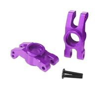 Generic 2 Pièces Kit de Rechange Moyeu Roue Arrière Voiture RC 1/14 Axe En Alliage D'Aluminium Pièce Professionnelle pour Camion Court Adapté Aux Passionnés, Violet