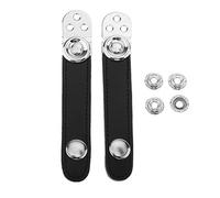 Generic 2 Sangles de Soufflet Réglables pour Accordéon, avec Composants En Cuir Synthétique, 8.4cm