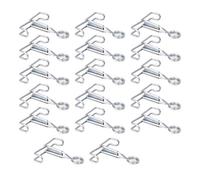 Generic 20 Pièces Pince d'étanchéité en Acier Inoxydable pour Bouchon D'eau à Ressort pour Fournitures de Laboratoire Haute dureté et Durable pour les Tests et Expériences Chimiques